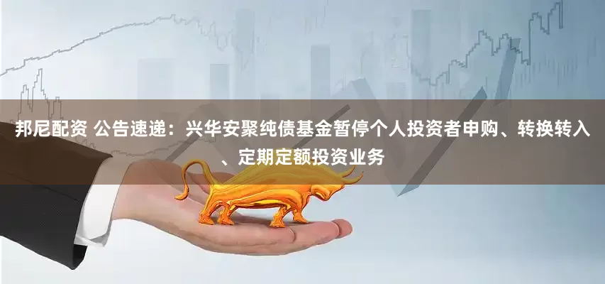 邦尼配资 公告速递：兴华安聚纯债基金暂停个人投资者申购、转换转入、定期定额投资业务