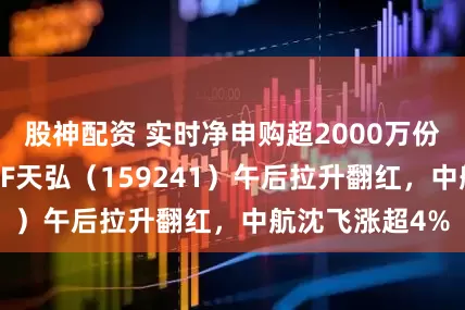 股神配资 实时净申购超2000万份，航空航天ETF天弘（159241）午后拉升翻红，中航沈飞涨超4%