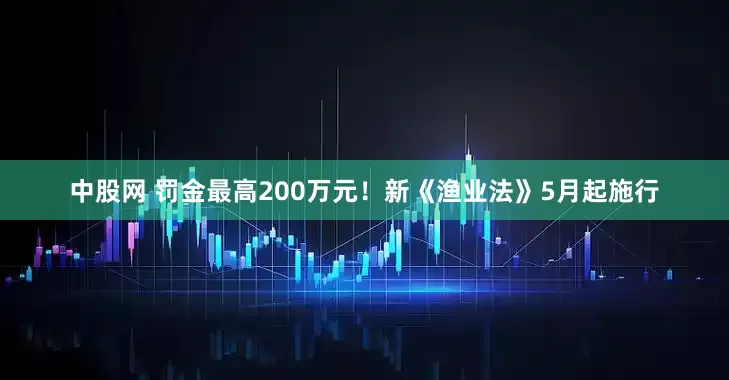 中股网 罚金最高200万元！新《渔业法》5月起施行