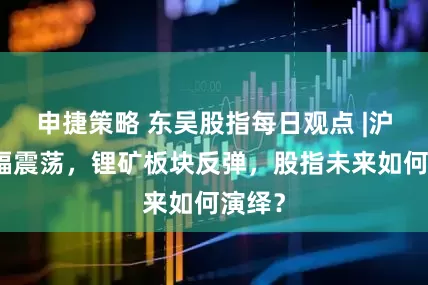 申捷策略 东吴股指每日观点 |沪指窄幅震荡，锂矿板块反弹，股指未来如何演绎？
